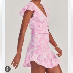 Loveshackfancy pink sonara dress